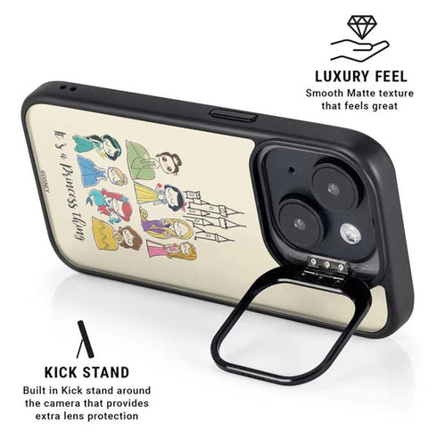 Disney Princess Its A Princess Thing Art iPhone 15 Kickstand Case